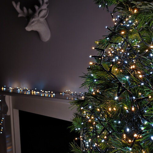 Premier 1500 LED (37.5m) Premier TreeBrights Christmas Tree Lights TIMER Cool Warm White 2