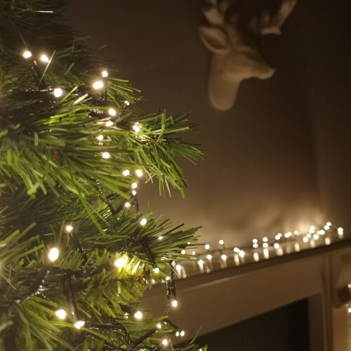 Premier 1500 LED (37.5m) Premier TreeBrights Christmas Tree Lights & TIMER in Warm White 1
