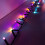Premier 500 LED (12.5m) Premier TreeBrights Christmas Tree Lights - TIMER in Rainbow 5