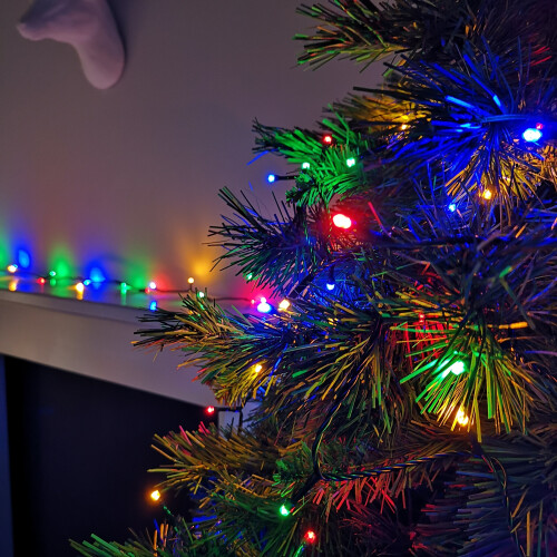 Premier 720 LED 72m Premier Supabright LED Christmas Lights with Timer Multi Coloured 1