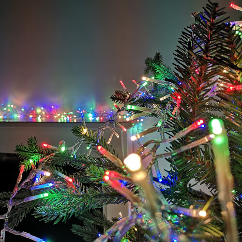 Premier Premier 960 Multi Colour Cluster Brights LED Christmas Lights 12.4m 2