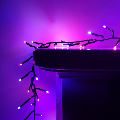 Premier 3000 LED 37.2 Metre Premier Mullti Action Rainbow Cluster Brights with Timer 2