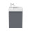 Gloss Grey Wall Mounted 400mm Slimline Vanity Unit Basin Sink Cloakroom Bathroom 4