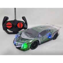 Hulk Lamborghini-Style 1/24 RC Car - Avengers Infinity War, Light-Up Body, 4-Way Remote (F/B/L/R)