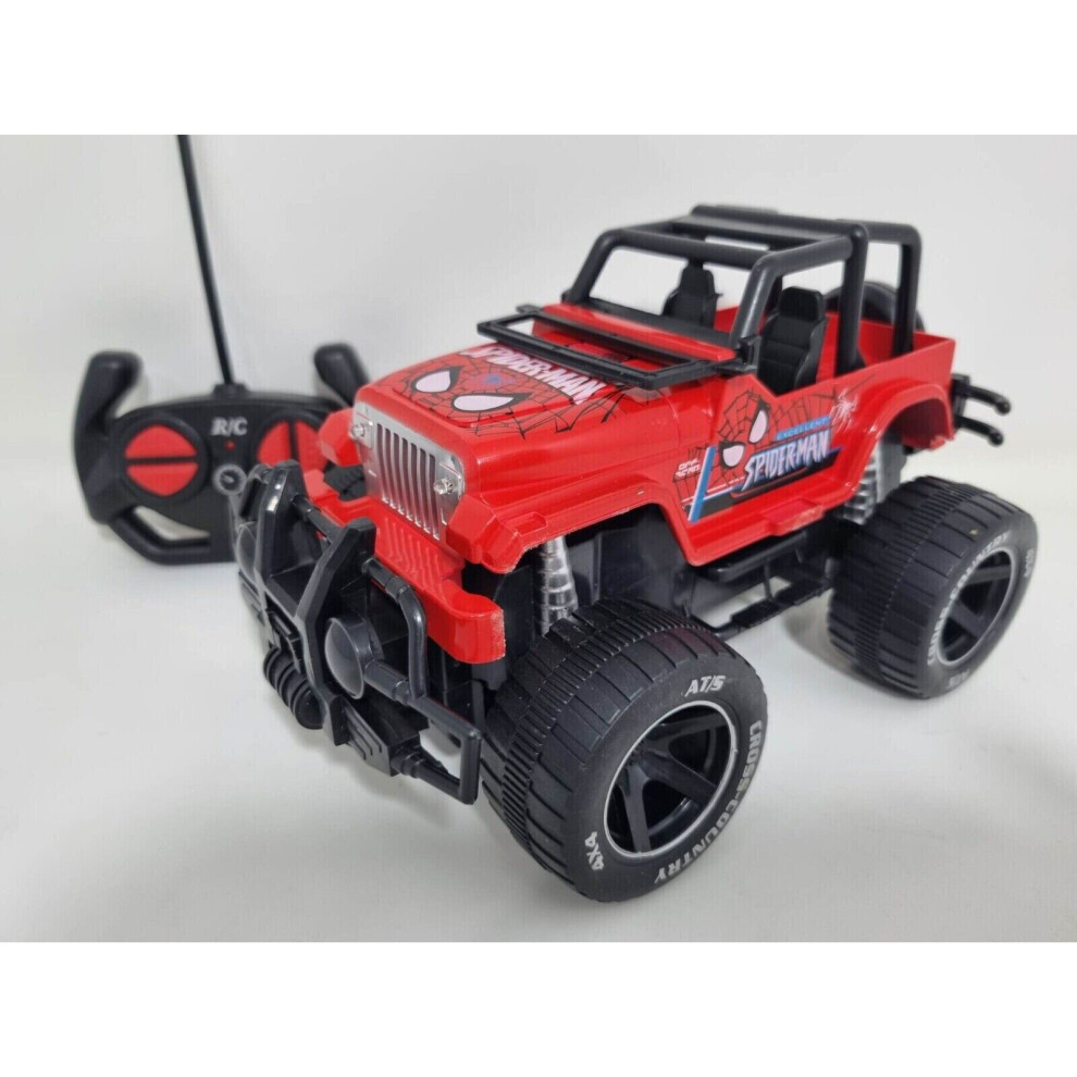 Spiderman 1/16 Radio Remote Control Car Cross Country Car Jeep