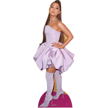 Star Cutouts Ltd CS913 Star Mini Cardboard Cutout l Ariana Grande l Music Superstar l Beautiful Dress l Perfect Party Decoration l Gifts for Fans &