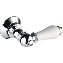Bristan W CL6 C WHT Extended Cistern Lever Complementary Products, Chrome/White