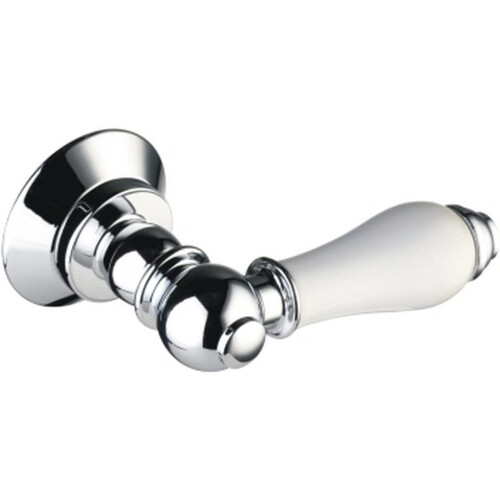 Bristan Bristan W CL6 C WHT Extended Cistern Lever Complementary Products, Chrome/White