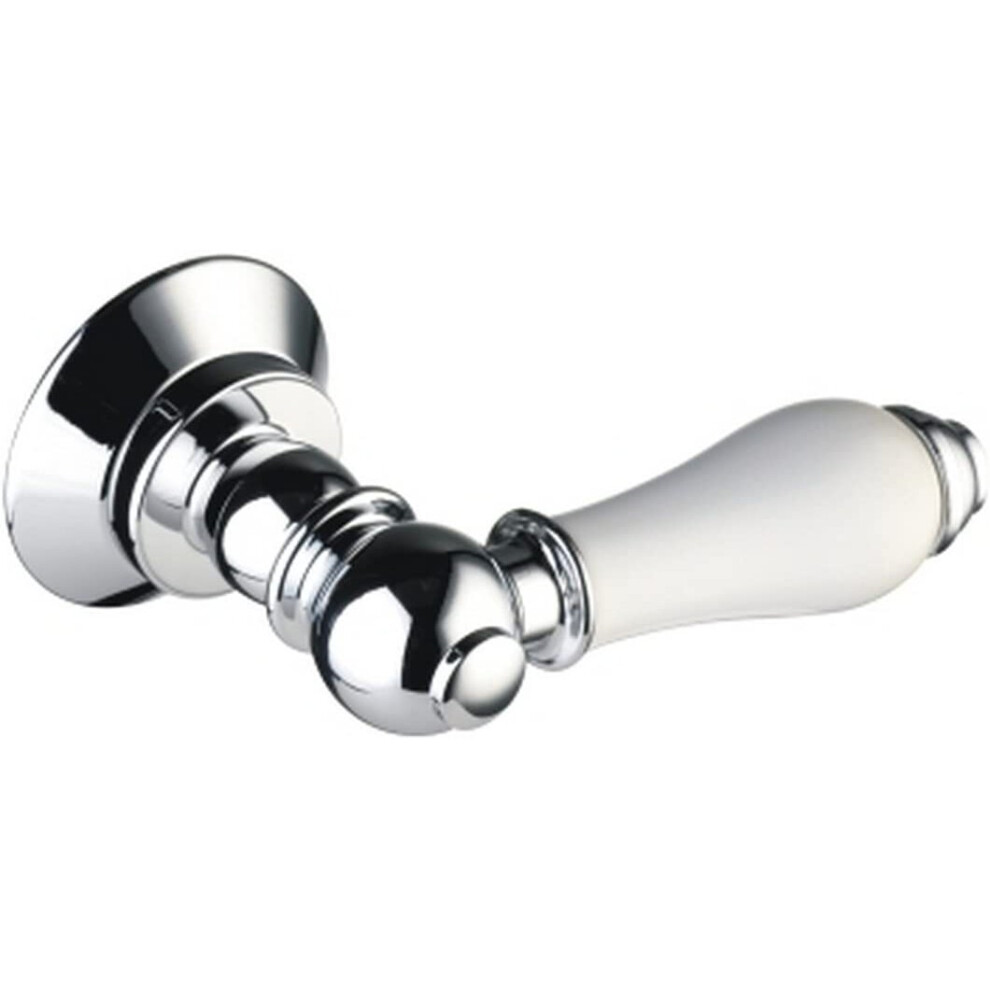 Bristan W CL6 C WHT Extended Cistern Lever Complementary Products, Chrome/White