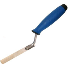 Toolty Tuck Pointer Trowel, Stainless Steel Finger Pointing Trowel, Hand Tool - with Rubber Handle - 14mm - Bricklayer, DIY - TLTY-0310