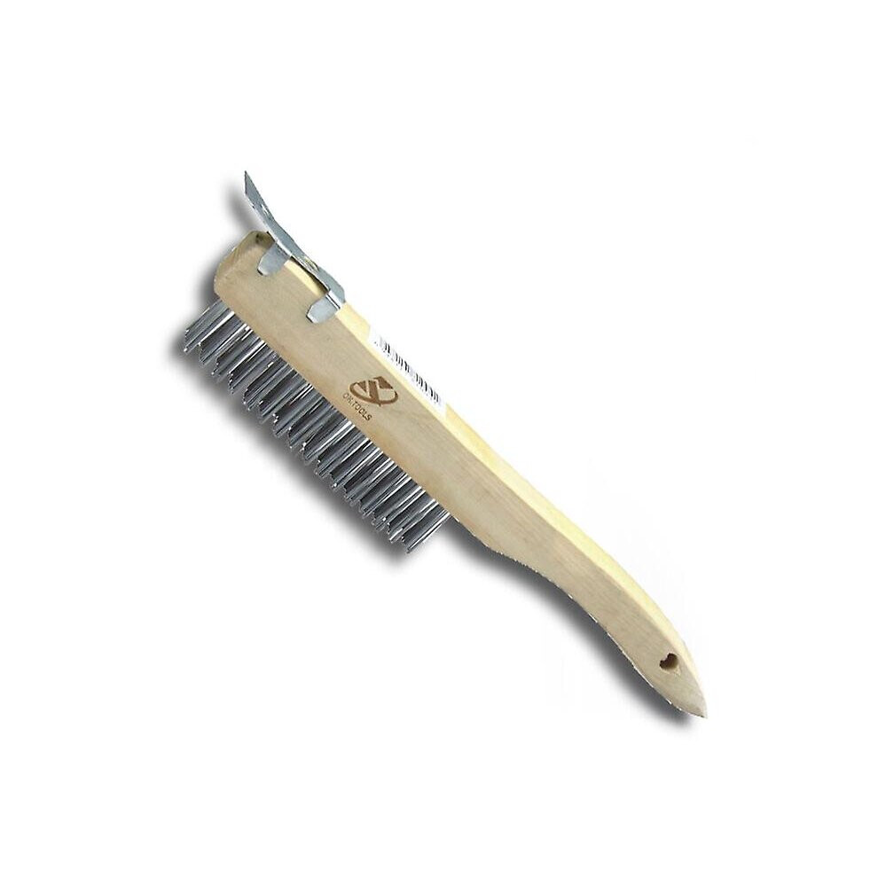 Wire Scracth Brush With Scraper Household Cleansing Brush Dirt Remover 768634692243
