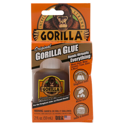 Gorilla Gorilla All-Purpose Glue (59 ml): Tough Adhesive for Household and DIY Use,  Ideal for Wood, Metal, and More