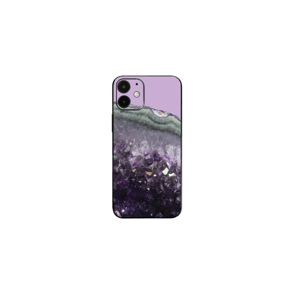 MightySkins APIPH12MI-Amethyst Agate Skin for Apple iPhone 12 Mini - Amethyst Agate-image-OPC-PB2FTPQ-NEW