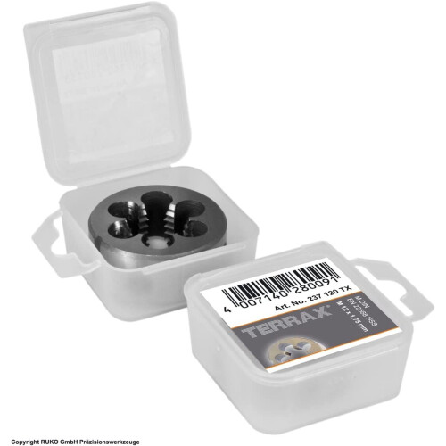Ruko 22568 Terrax Thread Cutting Die DIN Ground M12 1