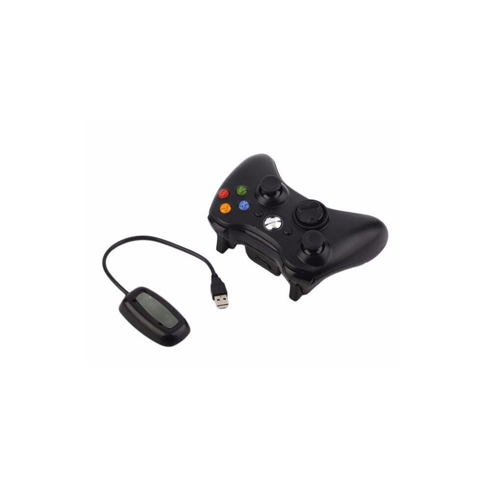 (2.4G ) 2.4G Wireless Gamepad For Xbox 360 Console Controller Receiver Controle Black 5056668847728
