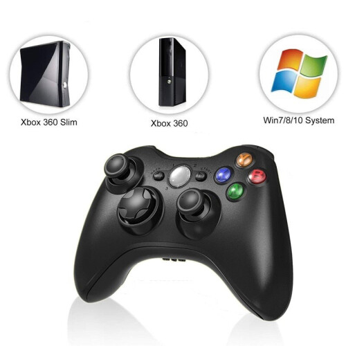 (Wireless Warcraft) 2.4G Wireless Gamepad For Xbox 360 Console Controller Receiver Controle 1