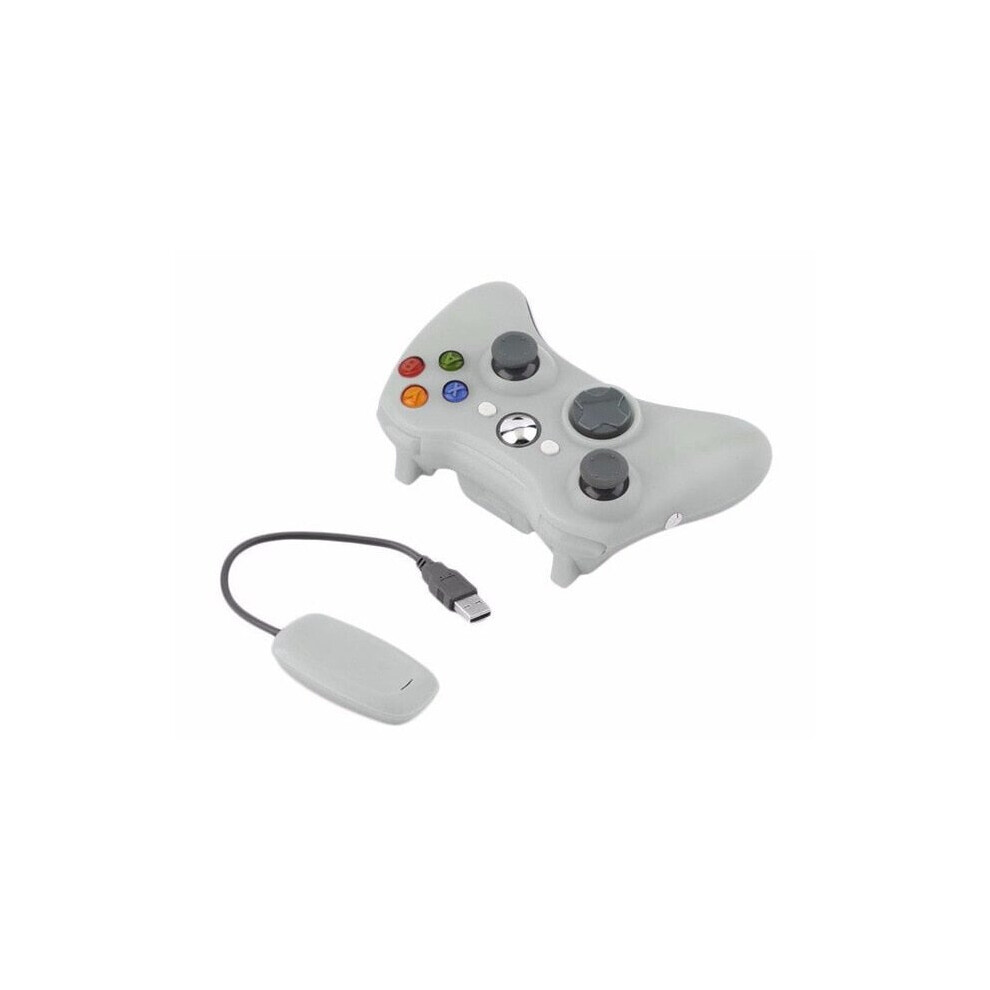 (2.4G ) 2.4G Wireless Gamepad For Xbox 360 Console Controller Receiver Controle White 5056668847735