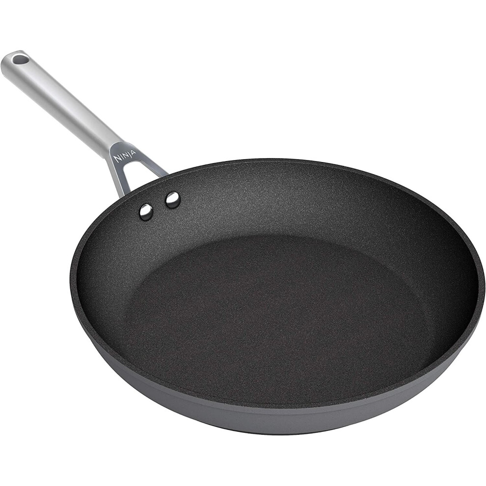 Ninja Foodi ZEROSTICK 28cm Frying Pan, [C30028UK] Hard Anodised Aluminium, Non-Stick, Induction Compatible, Dishwasher Safe