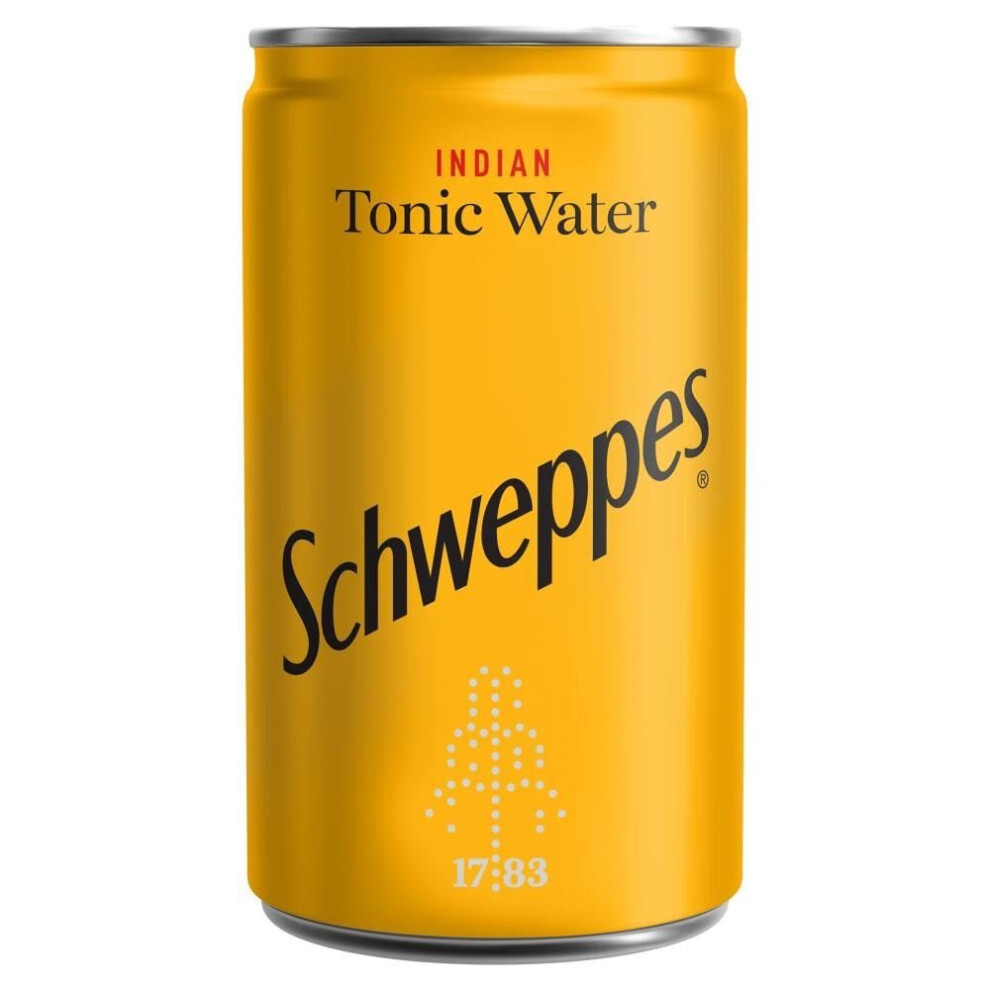Schweppes Tonic Water 24 X 150Ml Cans