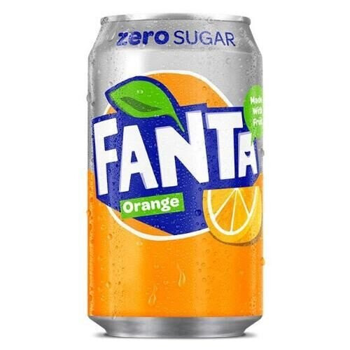 Fanta Fanta Orange Zero 24 x 330ml Cans