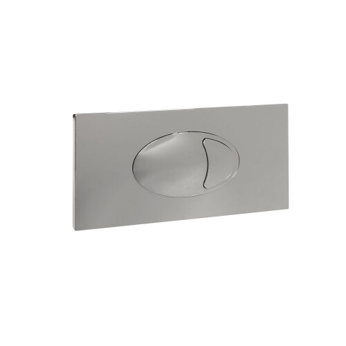 Concealed cistern with square chrome button 1
