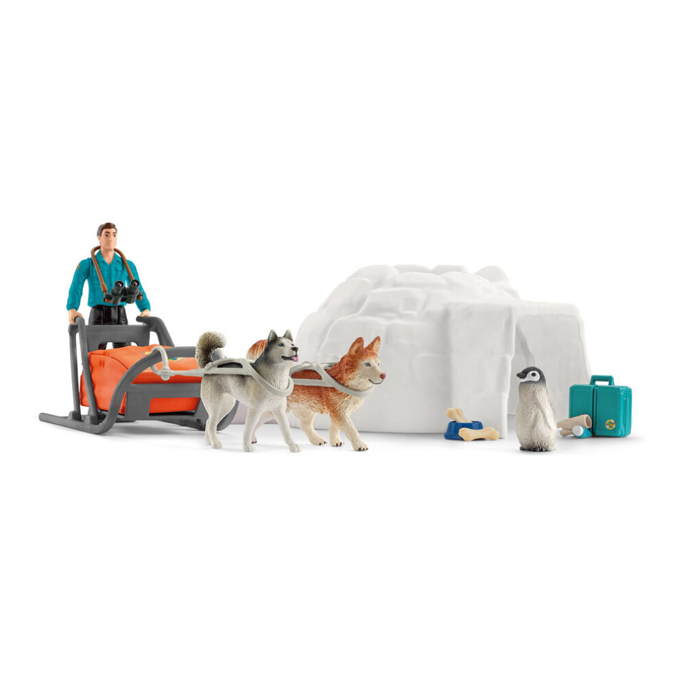 Schleich Wild Life National Geographic Kids Antarctic Expedition Toy Playset