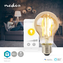 SmartLife LED vintage lampa | Wi-Fi | E27 | 806 lm | 7 W | Varm Vít | 1800 - 3000 K | Sklo | Android / IOS | Glödlampa | 1 st.