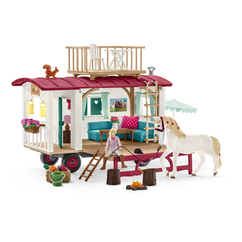 Schleich Horse Club Caravan For Secret Club Meetings Toy Playset
