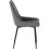 Seconique (Grey Velvet) Athens Medium Oak Effect/Black Rectangular Dining Set with Avery Chairs - Table with 4 Chairs 2
