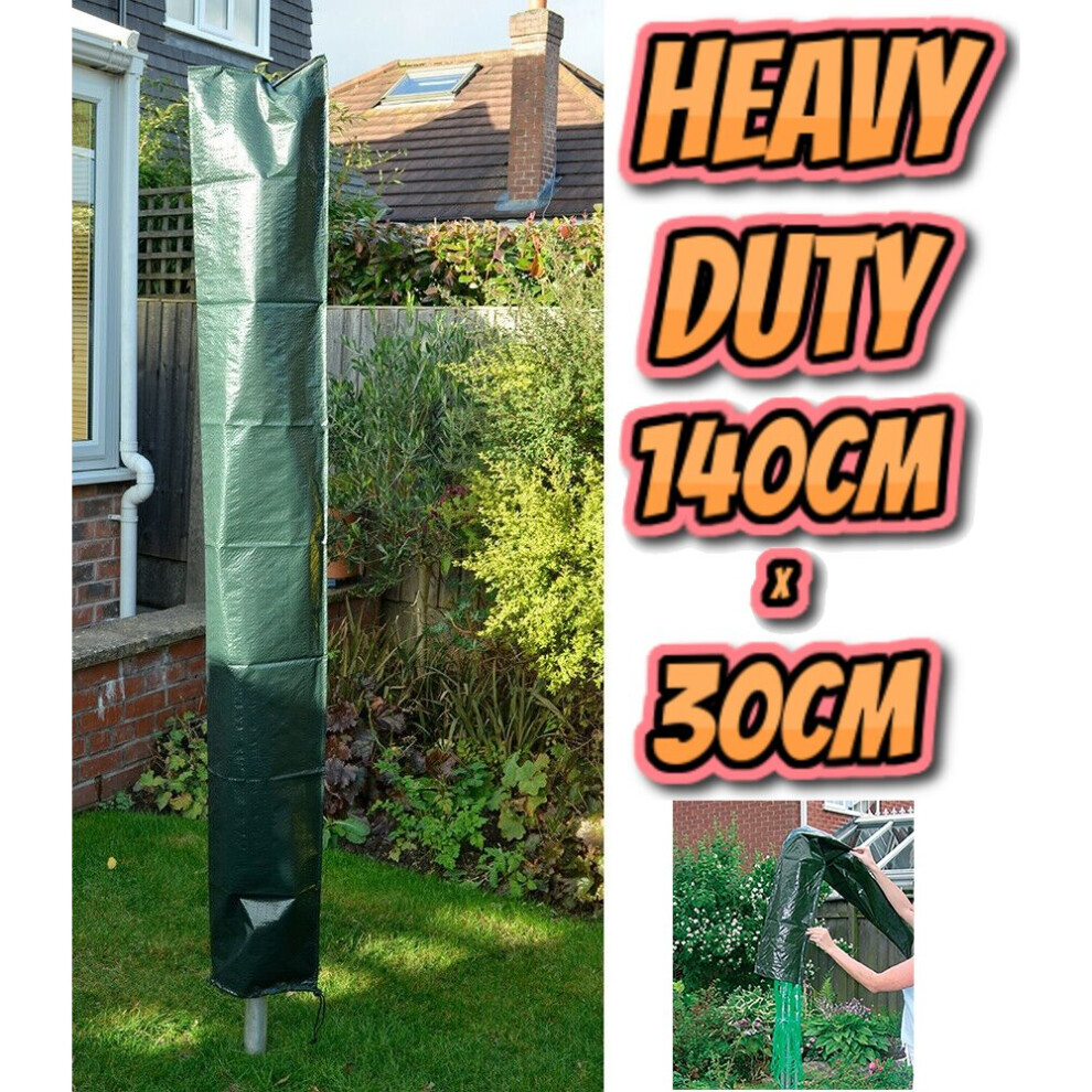Vivo Waterproof Heavy Duty Rotary Washing Line Cover Clothes Airer Garden Parasol