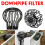 2x Drainpipe Cover Guard Leaf Filter Downpipe Gutter Debris Moss Protection 2
