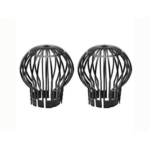 2x Drainpipe Cover Guard Leaf Filter Downpipe Gutter Debris Moss Protection 2