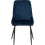 Seconique (Sapphire Blue Velvet) Athens Medium Oak Effect/Black Rectangular Dining Set with Avery Chairs - Table with 4 Chairs 5
