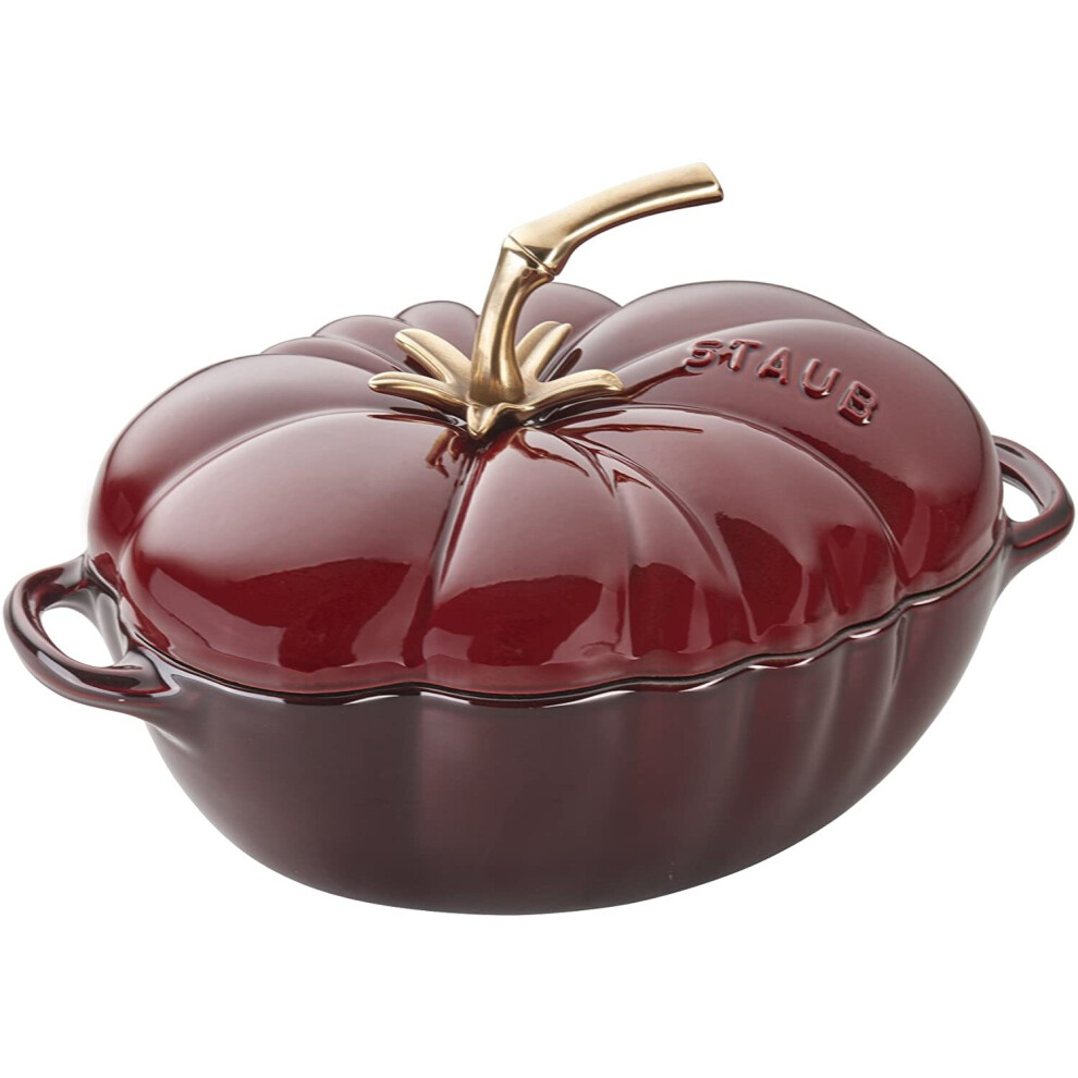 STAUB 25cm Cast Iron Tomato Cocotte Grenadine, Limited Edition