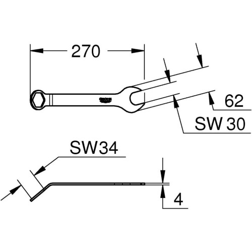 Grohe Grohe 19377000 Part Special Spanner 1