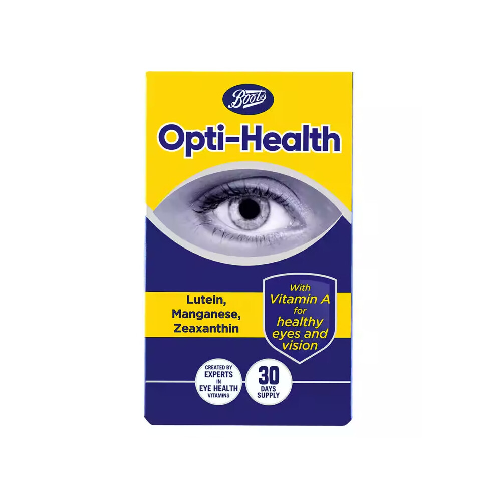 Boots Opti-Health Eye Health Supplement 30 Day Supply