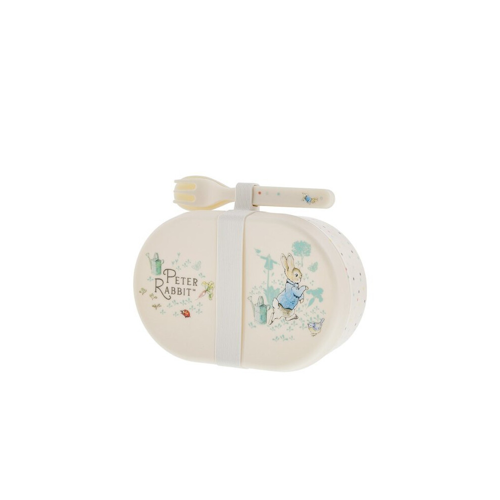 Peter Rabbit Snack Box & Cutlery Set - Peter Rabbit Beatrix Potter