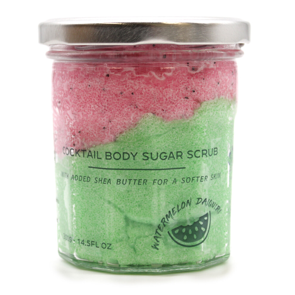 (Watermelon Daiquiri) AW Cocktail Scented Sugar Body Scrub 300g