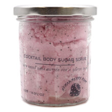 (Strawberry Rum) AW Cocktail Scented Sugar Body Scrub 300g