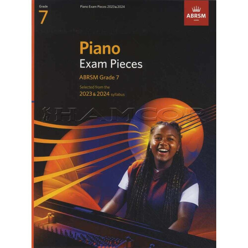 Piano Exam Pieces 2023-2024 ABRSM Grade 7 Book Only
