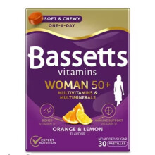 Bassetts Vitamins Woman 50+ Orange & Lemon Flavour - 30 Pastilles
