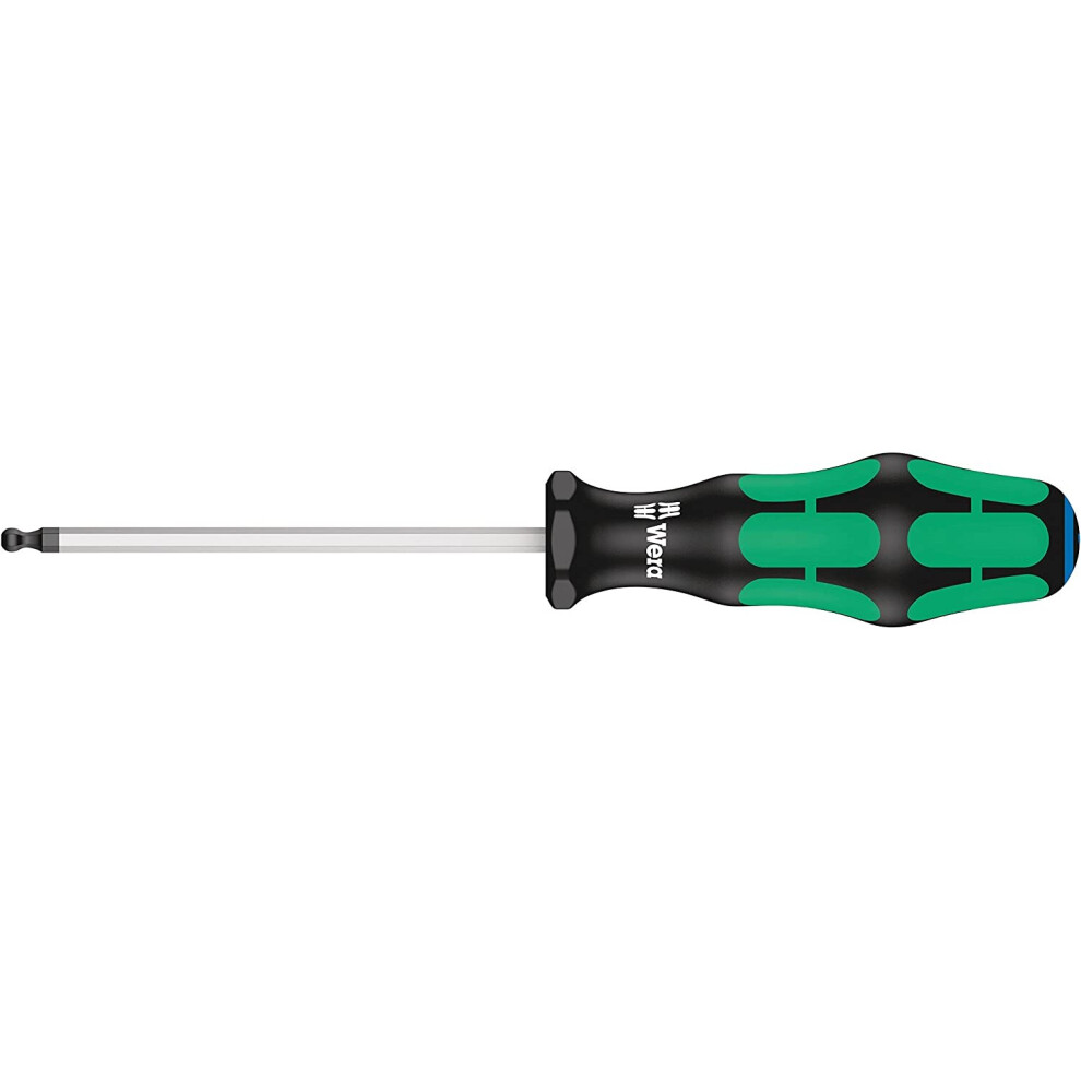 Wera 05022905001 Ball End Screwdriver For Hexagon Socket Screws 352-5/32X100mm