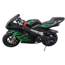 Mini Pocket Motorcycle GREEN Bike Moto Racer Petrol Off Road Bike 49cc