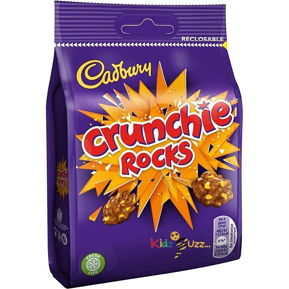 Cadbury Crunchie Rocks Bag, 110g