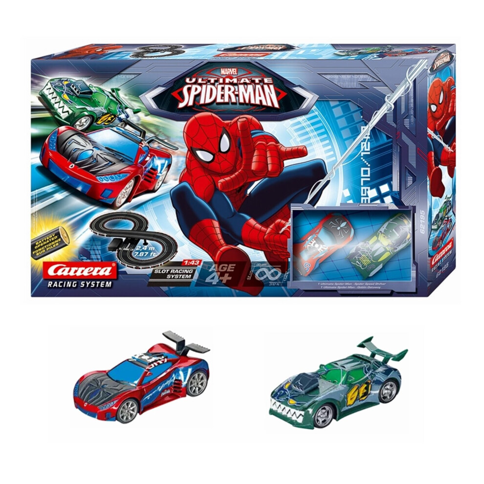 Carrera (Spider-Man) Slot Racing 2 Person On The Track Race Set