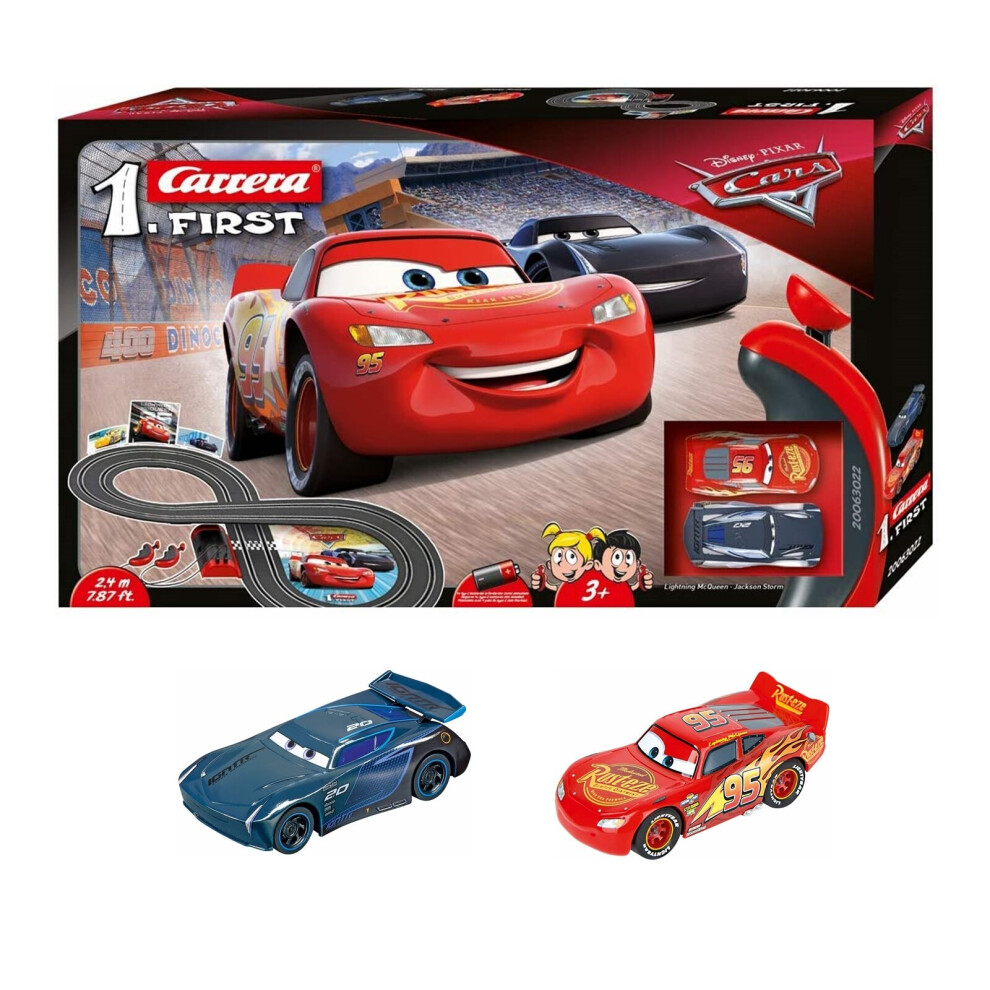 (Cars) Carrera Slot Racing 2 Person On The Track Race Set