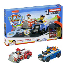 (Paw Patrol) Carrera Slot Racing 2 Person On The Track Race Set