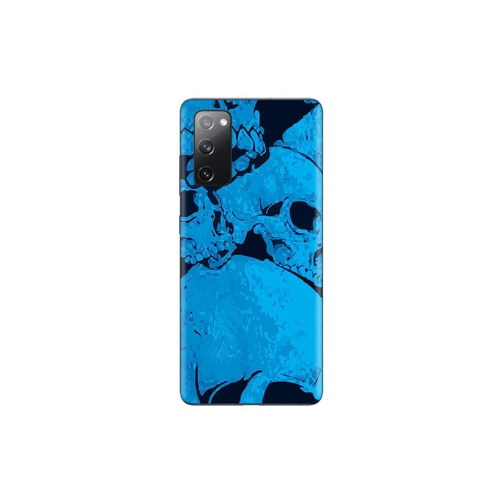 MightySkins SAGS20FE-Blue Skulls Skin for Samsung Galaxy S20 FE - Blue Skulls-image-OPC-PB2GZMG-NEW