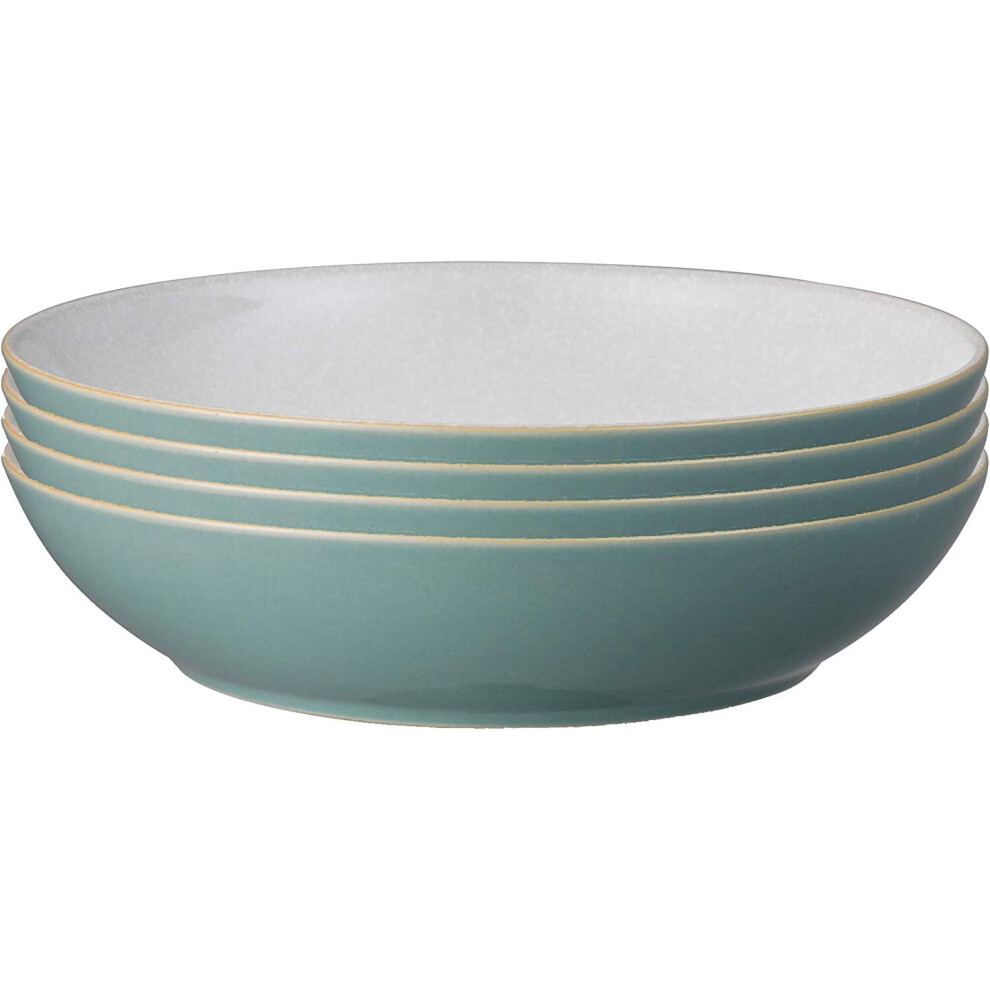 Denby Elements Fern Green 4 Pc Pasta Bowl Set