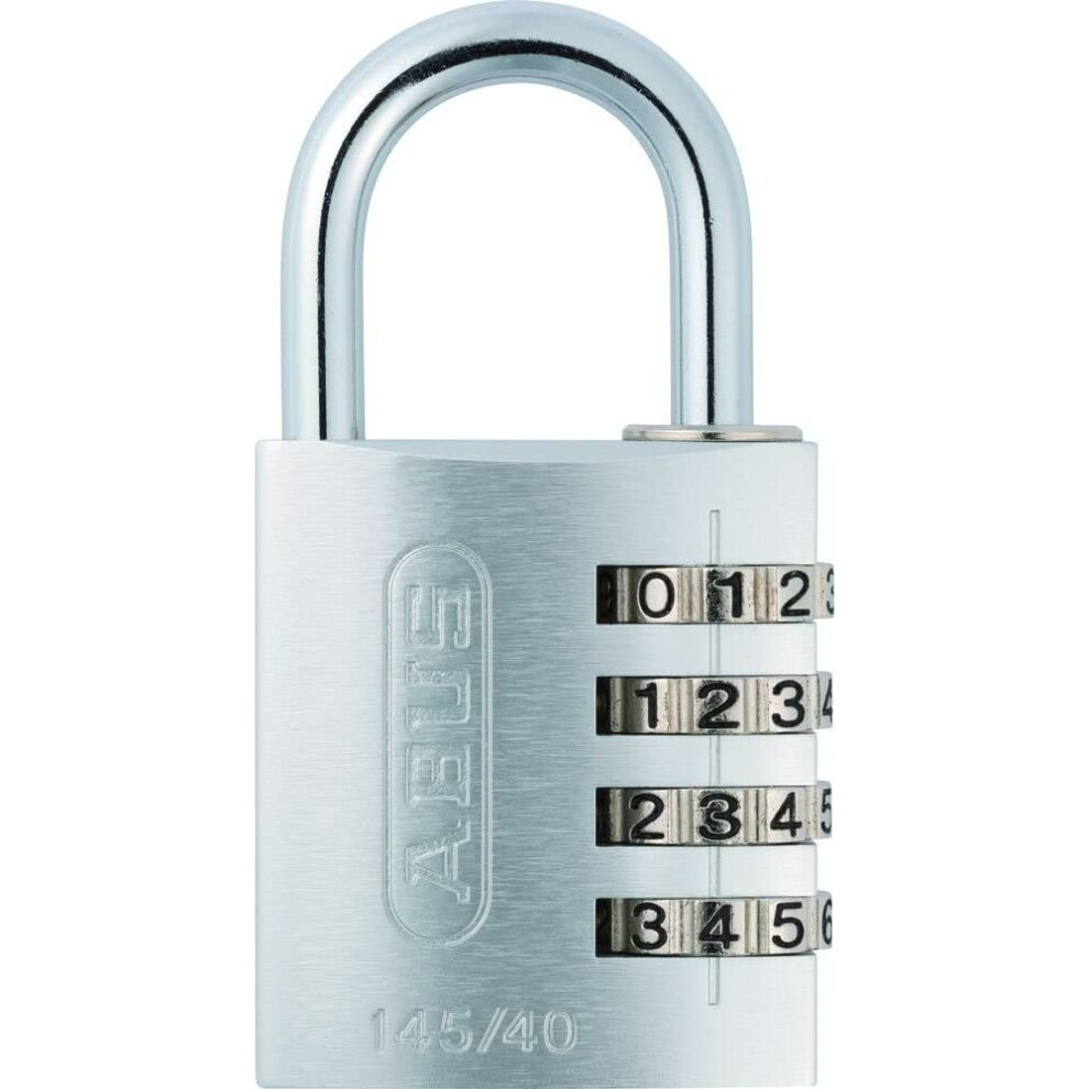 ABUS AB145/40 Plata Padlock, Silver, 40